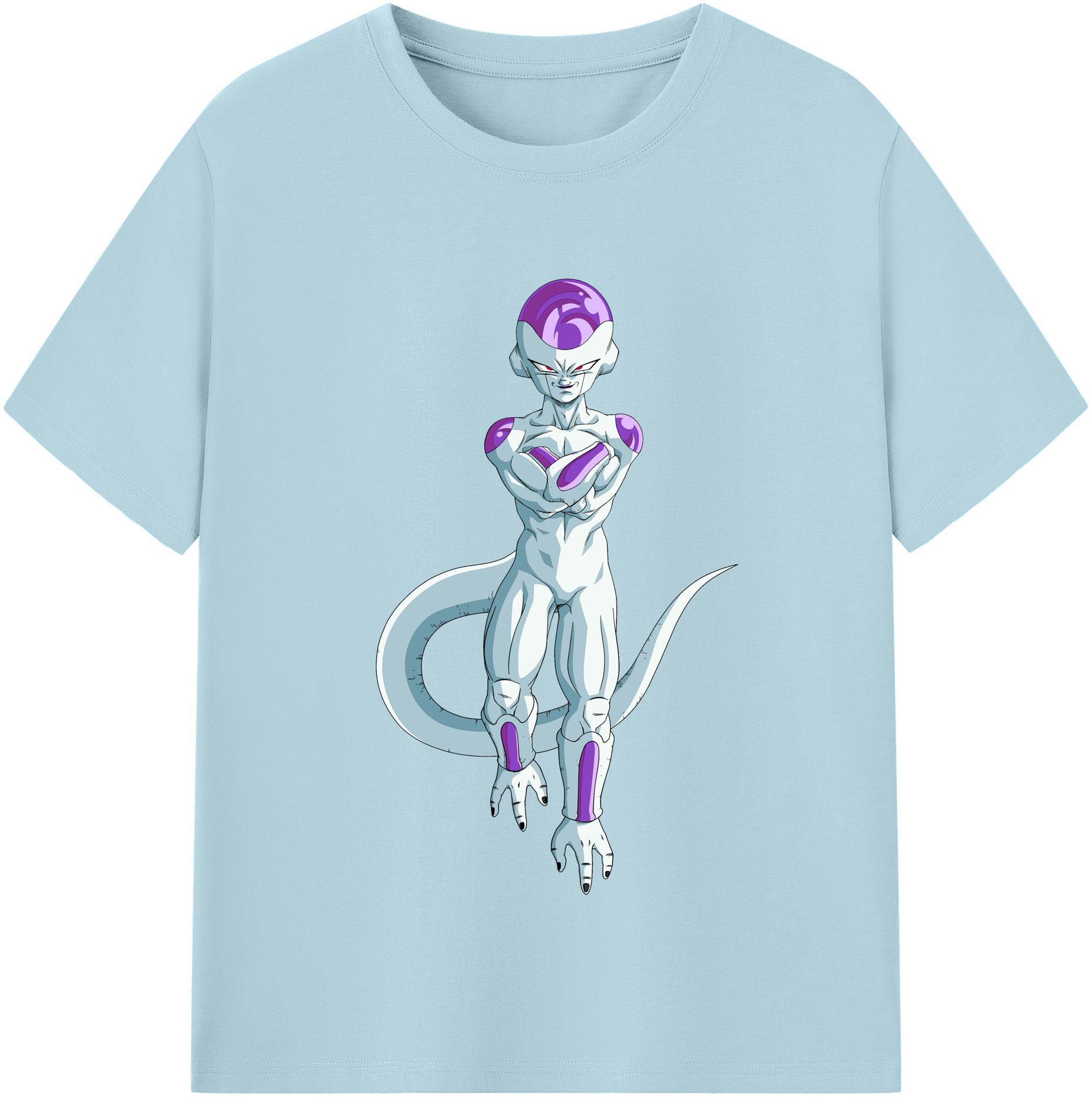 （画像用） ドラゴンボール フリーザ DRAGON BALL Frieza 綿100％半袖Tシャツ（フロントプリント）